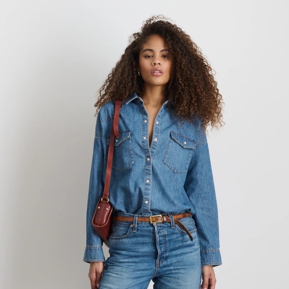 Alex Mill Santa Fe Shirt in Denim - XS - Picture 1 of 6